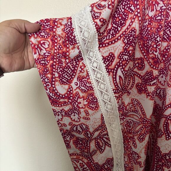 Susan Graver Womens XL Scarf Top Blouse Poncho - Picture 3 of 6